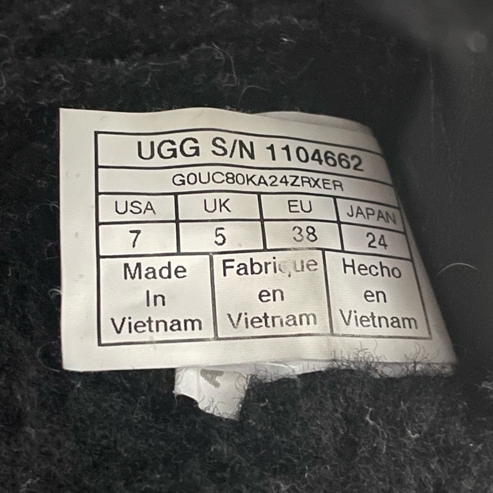 Ugg Double Strap Plush Platform Slippers Size 7 - image 8